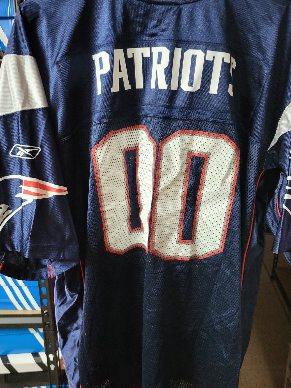 *NEW* New England Patriots #00 Reebok NFL Equipment Team Jersey Size 2XL NWOT